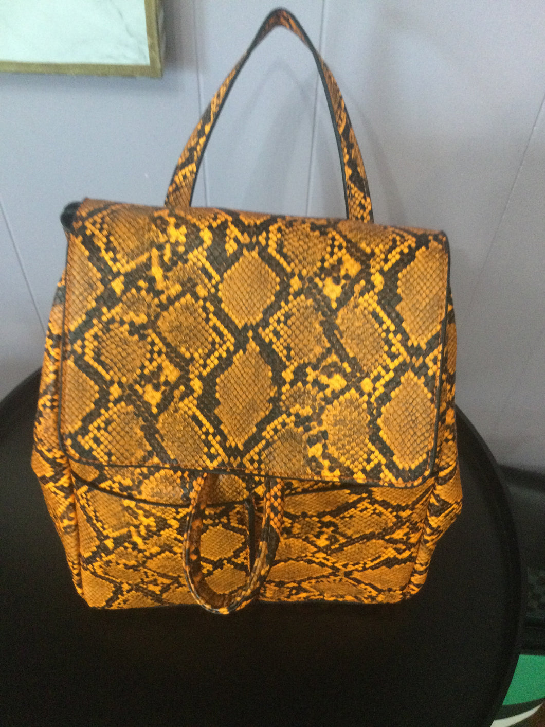 Snakeskin Backpack
