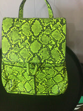 Load image into Gallery viewer, Snakeskin Backpack
